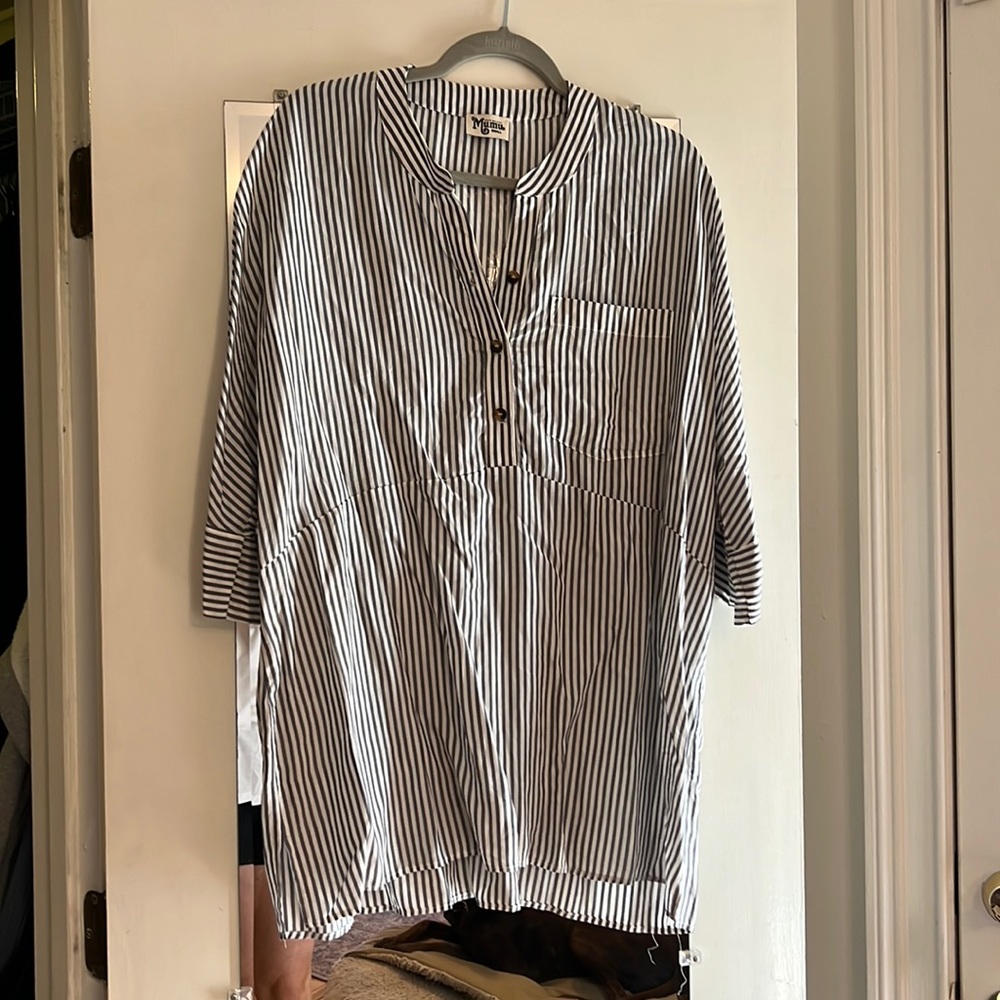 Show Me Your Mimi Striped Coverup